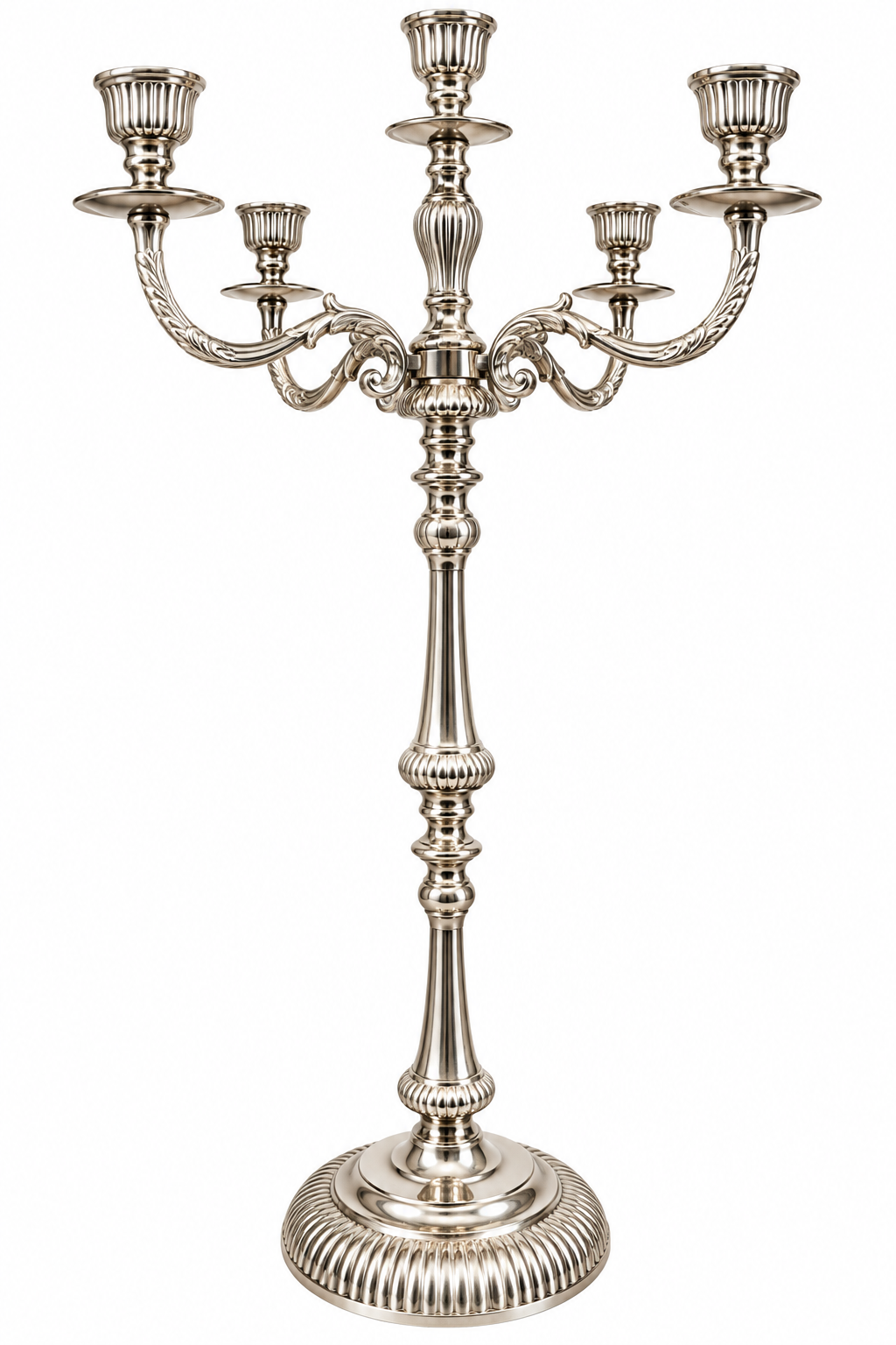 Silver candelabra