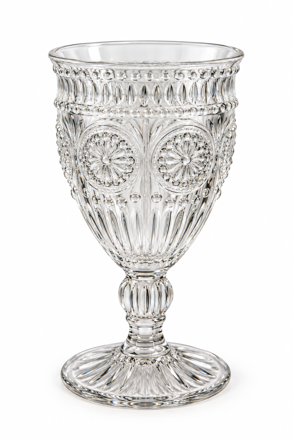Clear water goblet