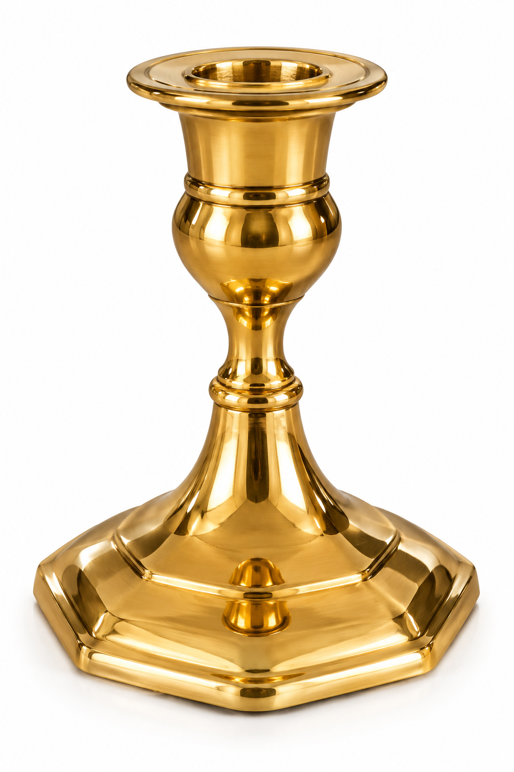 Gold, hexagonal base