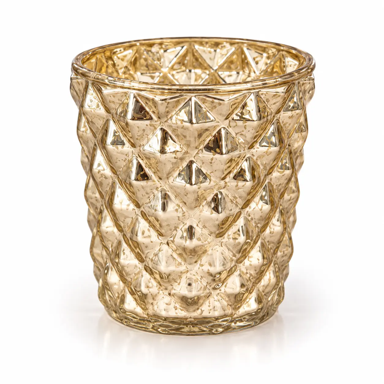Gold mercury diamond votive