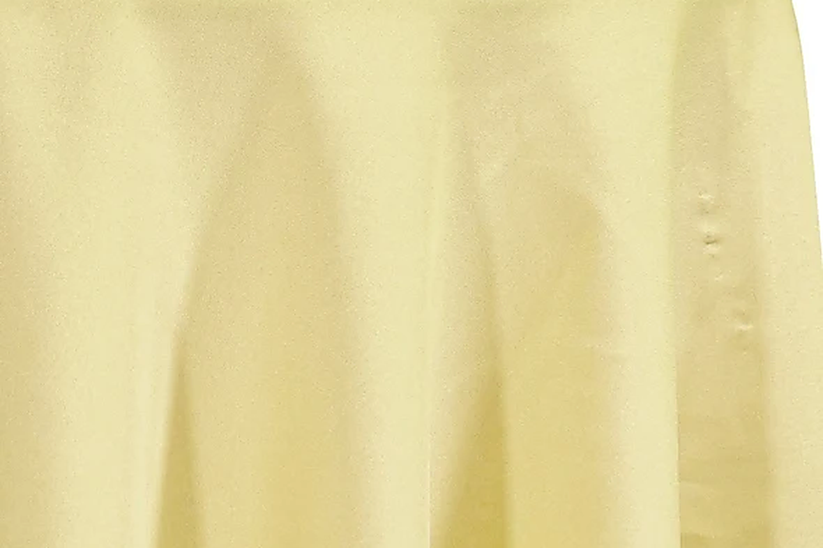 Soft butter yellow linen with a textured finish