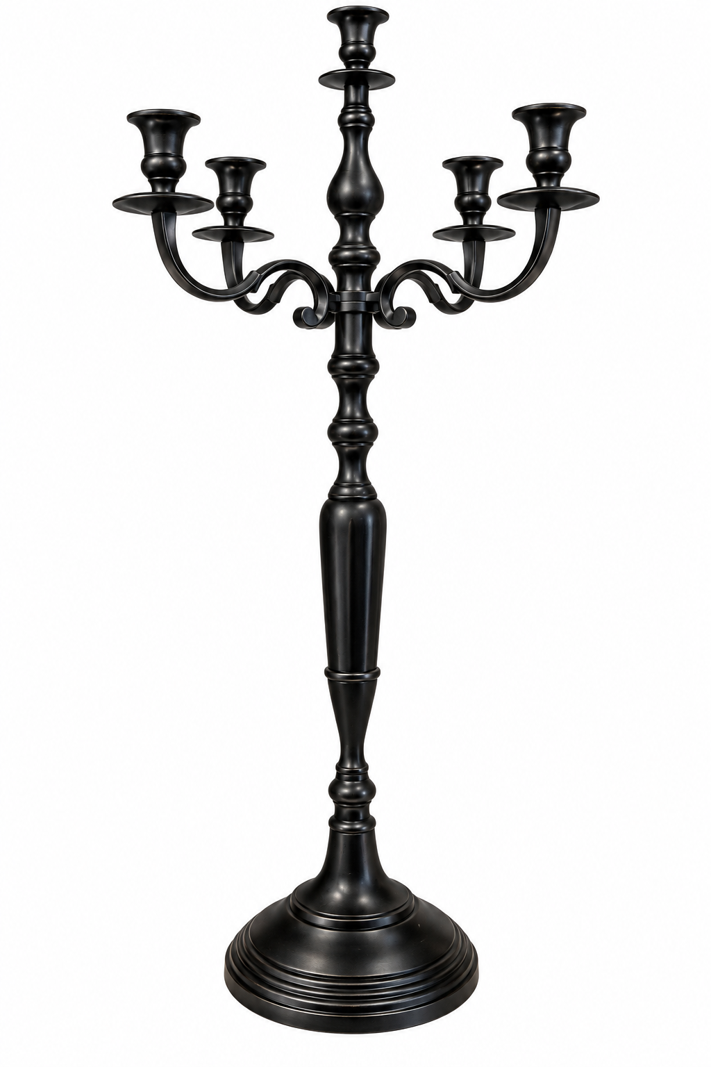 Black candelabra