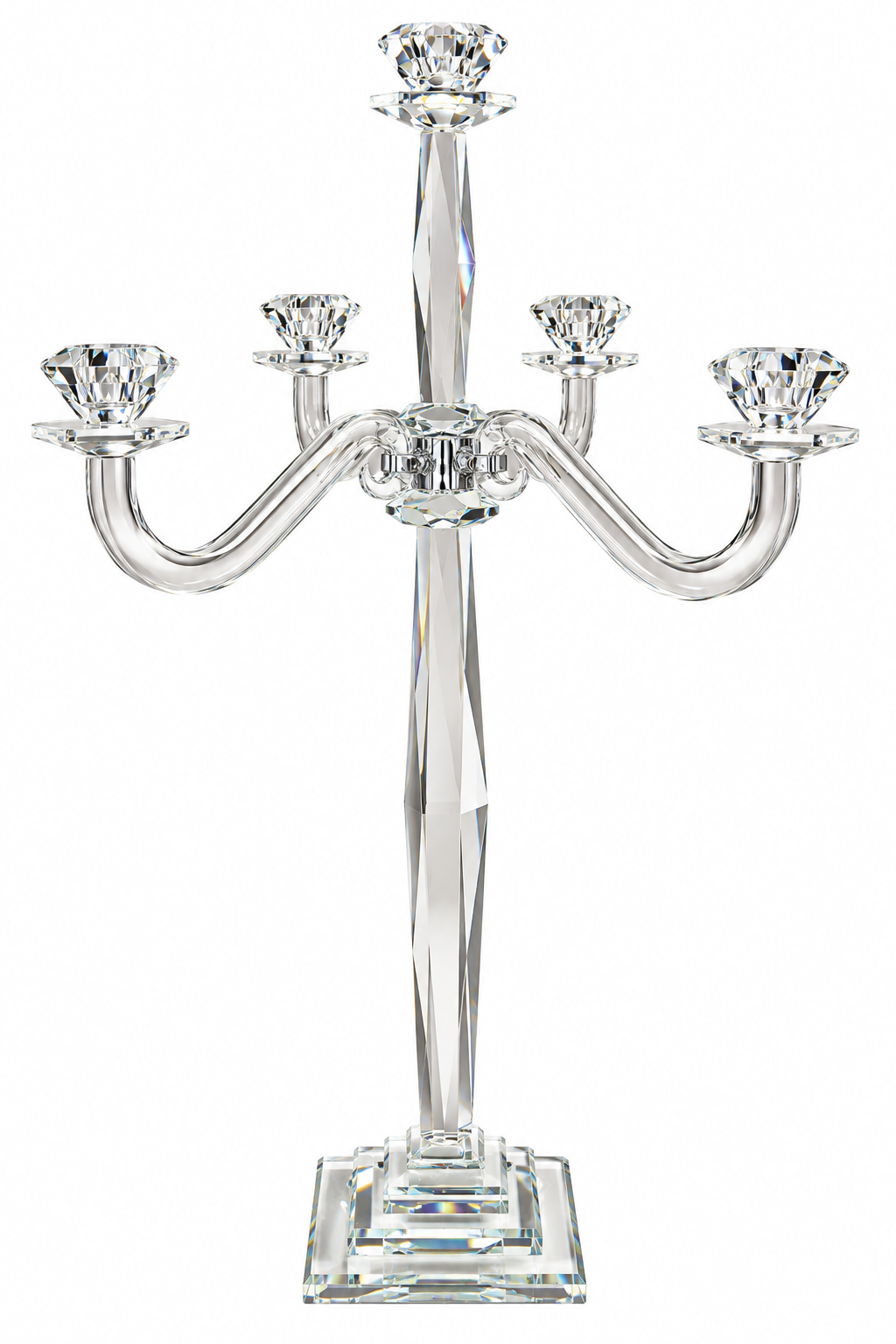 Crystal candelabra
