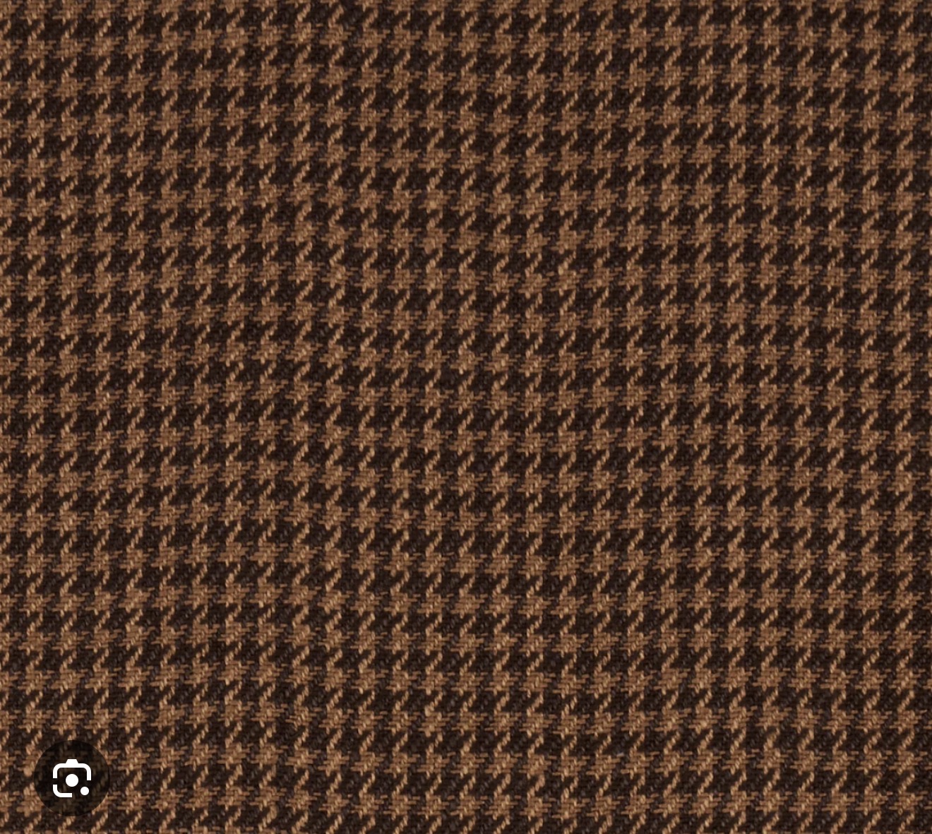 The brown and black houndstooth table linen